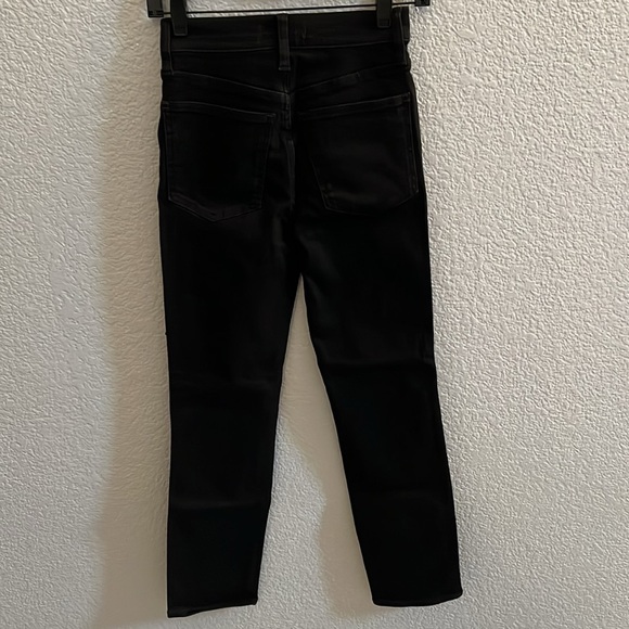 Madewell Black Stovepipe Jeans Size 24 - Picture 11 of 13